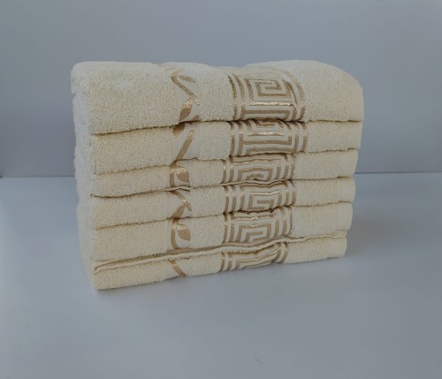 Bawełniany ręcznik 70x140 beżowy lantaro